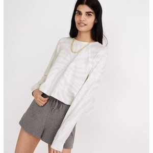 NWT Madewell Tie-Dye Crop Sweatshirt Tee